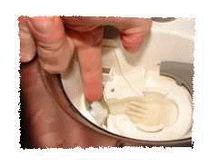 prüfen des Pumpenflügel